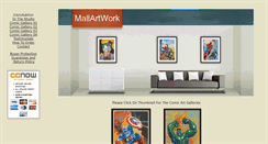 Desktop Screenshot of mallartwork.com