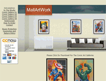 Tablet Screenshot of mallartwork.com